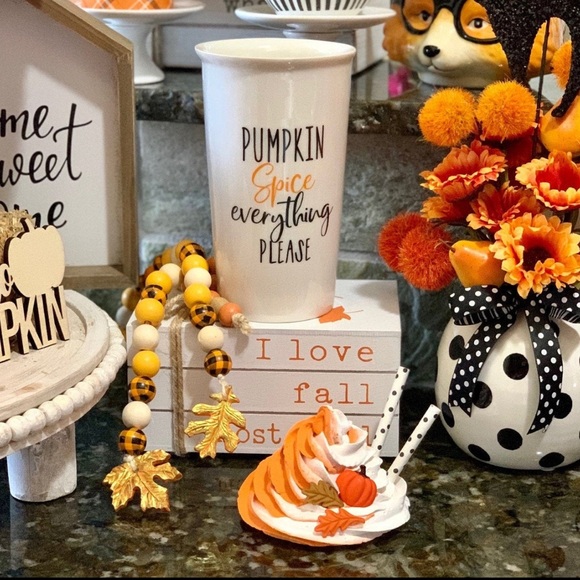 Handmade Mug Topper with Mug. - Picture 2 of 4